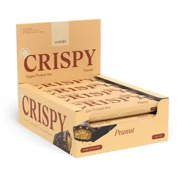 CRISPY veganer Proteinriegel - Peanut (12er Pack)