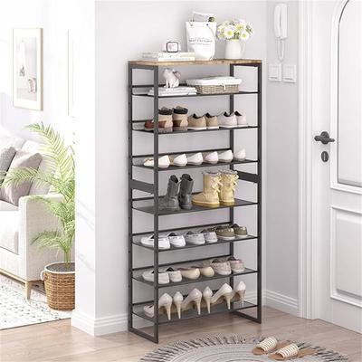 No "Shoe Rack 8 Tiers Shoe Storage Organize - 11.8""D x 29""W x 60.7""H"