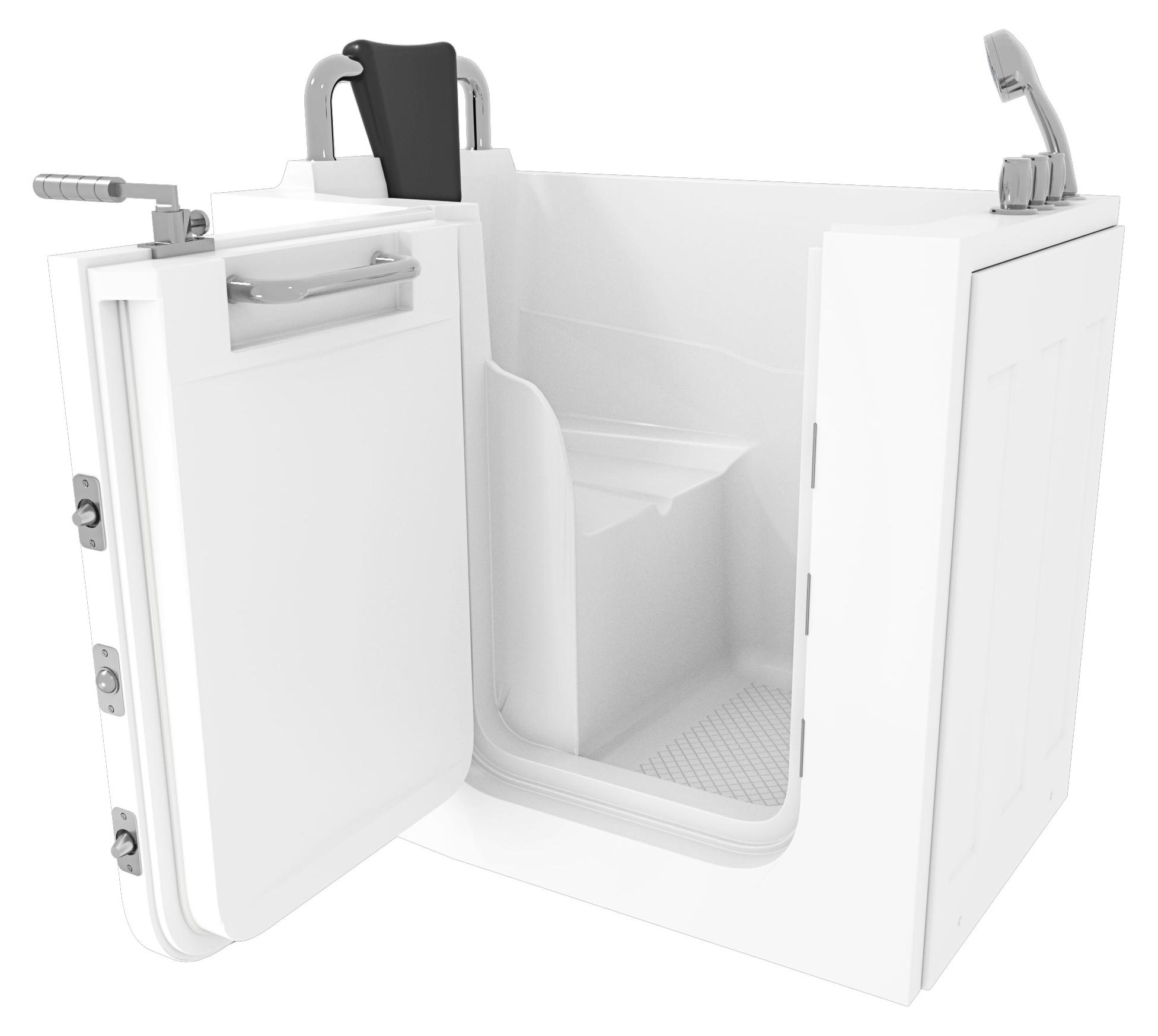 Sitzbadewanne Senioren Wanne Sitzwanne mit Tür S08-TH-A-L 68x110cm