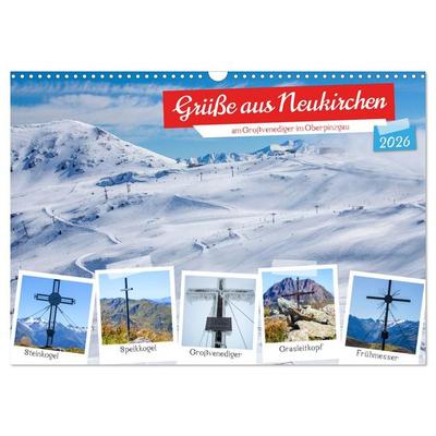 Grüße aus Neukirchen (Wandkalender 2026 DIN A3 quer), CALVENDO Monatskalender