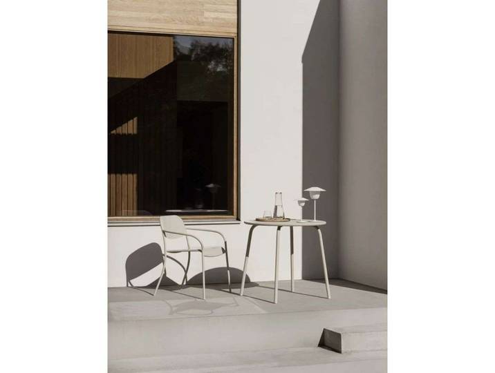 Ani Portable Tischleuchte Mini White - Blomus - Wohnzimmer - Aluminium