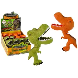 Figur beißender Tyrannosaurus-Dinosaurier mit beweglichem Schwanz und Kiefer, 2 Arten