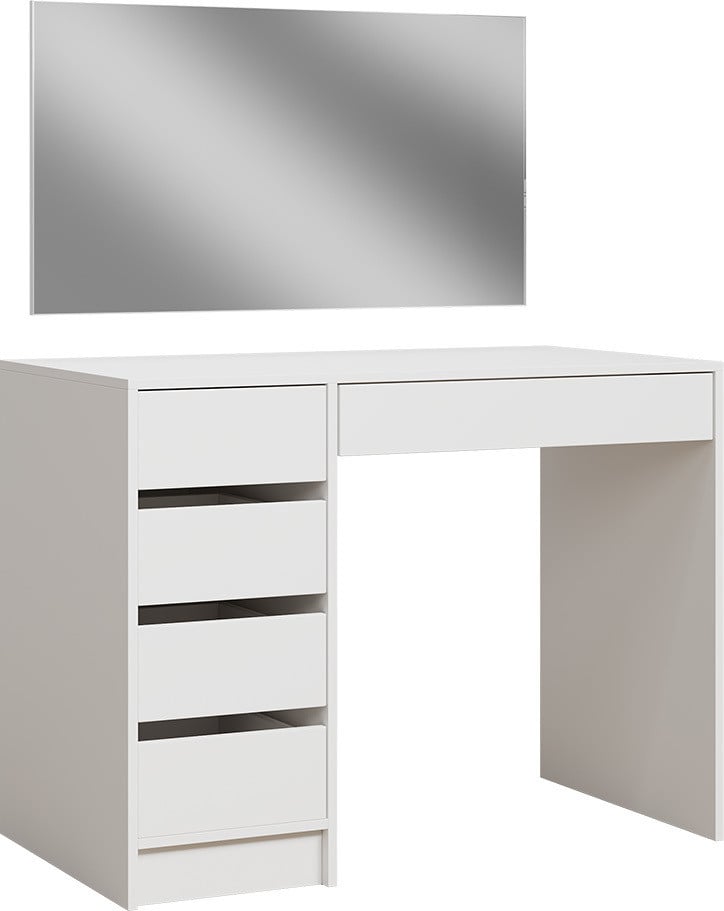 Vicco Thalia Kaptafel Wit met Spiegel, Breedte: 100 cm