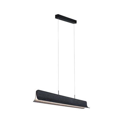 PAULMANN LED Pendelleuchte "Noyan 3-Step-Dimmbar 2x24W Anthrazit", grau (anthrazit), 2, 1 Stk., Leuchten, 3-Stufen-Dimmbar, LED Pendelleuchte