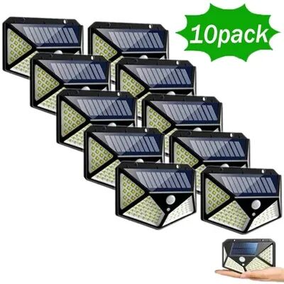 Multisell Products Hub Human Motion Sensor Wall Lamp, Waterproof Outdoor Garden Spotlights For Stairs And Decor 10 Pcs