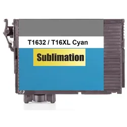 Sublimationstintenpatrone wie Epson T16XL cyan