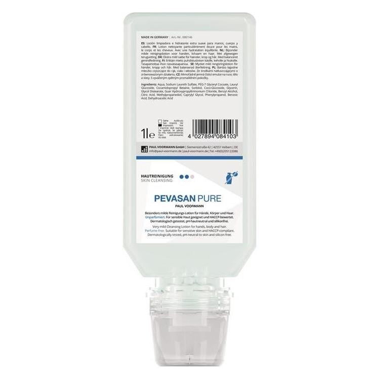 Paul Voorman Handreinigung Pevasan PURE 1l ph-hautneutral Softflasche PAUL VOORMANN (Flüssigseife, 1000 ml) (080146)