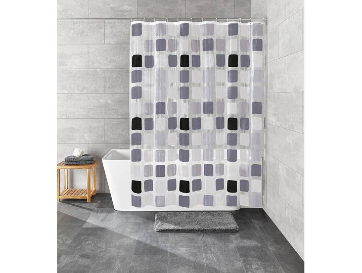 Duschvorhang Sonny PEVA Grau/Anthrazit 180 x 200 x 0cm