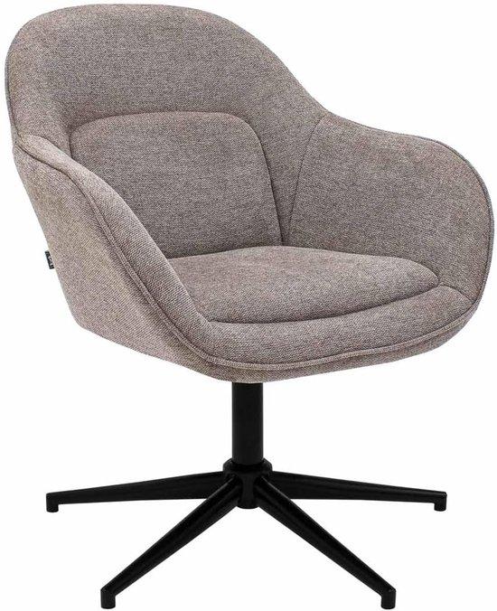 Drehstuhl Lux - Stilvolles Design - 71x71x83cm - Taupe