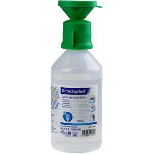 Detectaplast Augenspülung Saline, steril, 0,9% NaCl, Augenspülflasche, 250ml