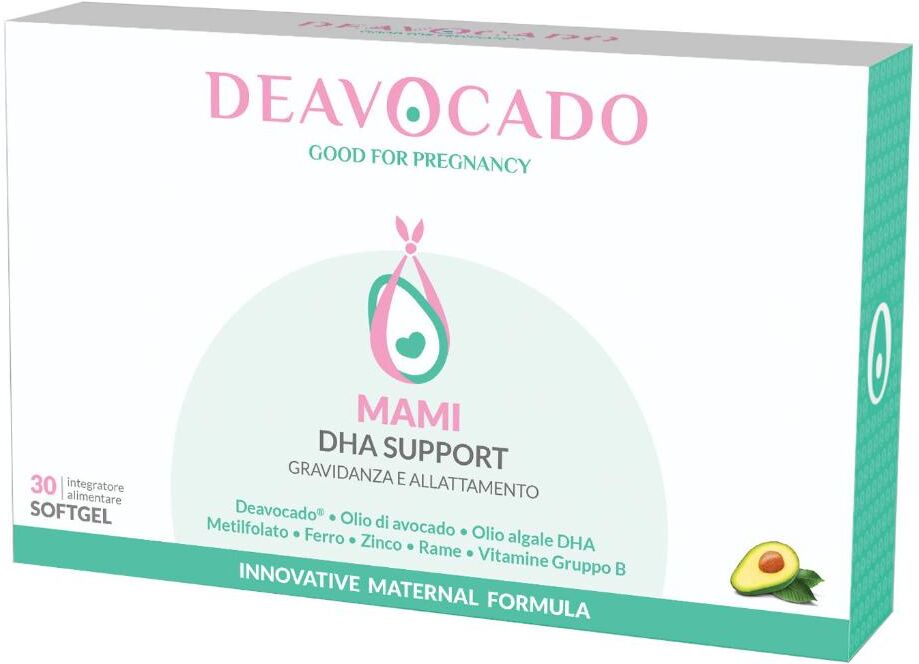 PECTEN GROUP Srl Deavocado Mami DHA Support, 30 Softgel