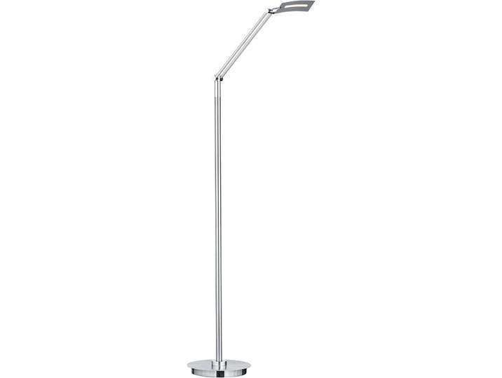 Leselampe Evolo Nickel matt mit Chrom Eisen 600 lm H 110 cm - LED - Lichtfarbe: Extra warmweiss - Kaltes Tagesweiss - Leselampe- LED Energiesparlampe