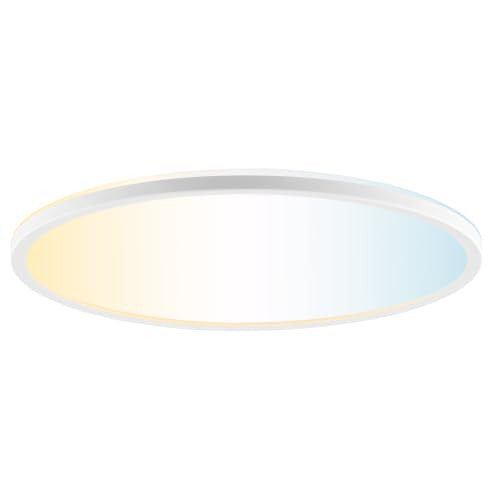 Brilliant Lumaro ronde LED plafondlamp wit Ø 42 cm dimbaar