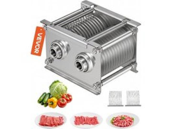 VEVOR Ersatzklingensatz für Modell 90 Aufschnittmaschine 7 mm Edelstahl, Austauschklinge für Gewerbliche Fleischschneider, Kammförmiges Klingen-Set Geeignet für Entbeintes Fleisch & Weiches Gemüse
