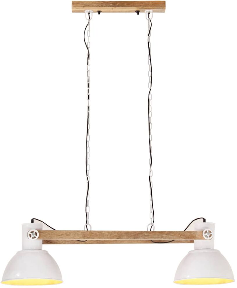 vidaXL Lampe suspendue industrielle 25 W Blanc 109 cm E27