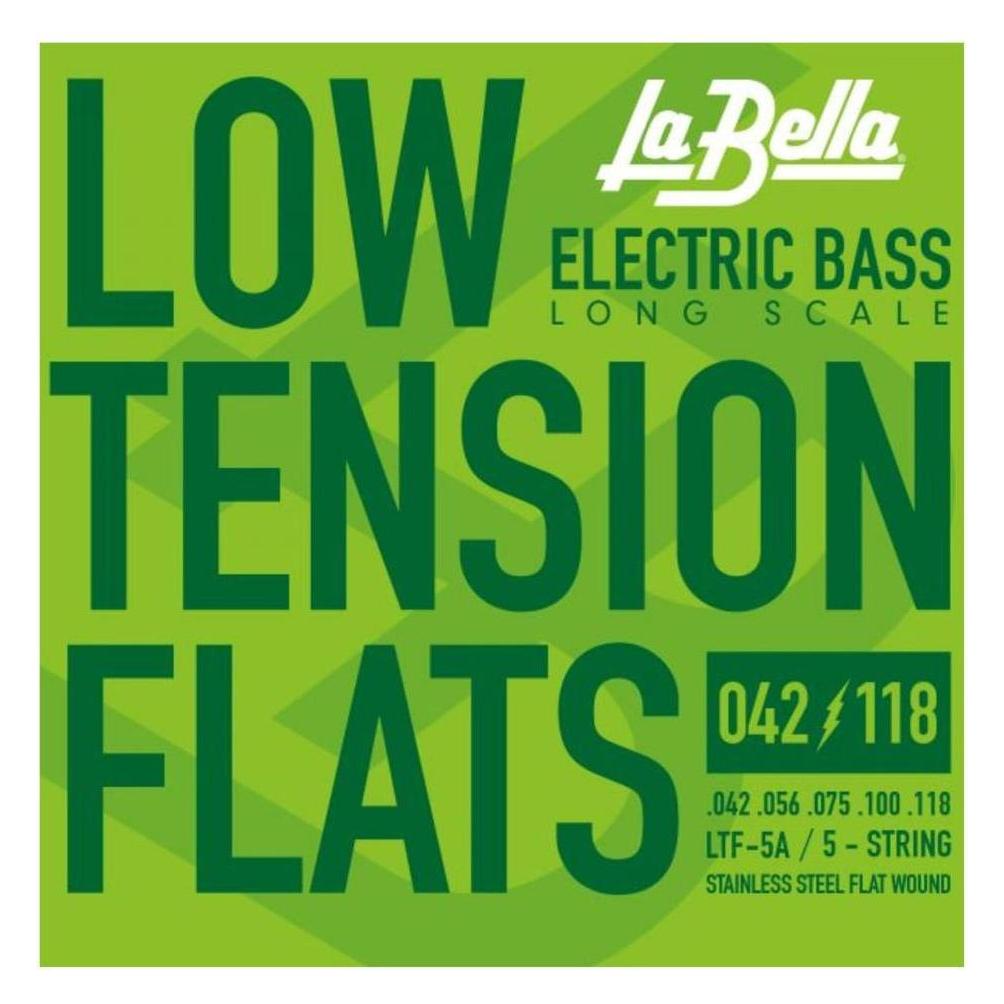 La Bella LTF-5A Low T. Flex Flat 042/118 (Gitarre) (B00MITW3O2)