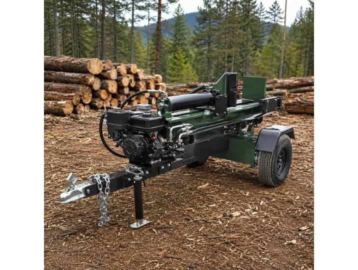 Machine à couper le bois hydraulique électrique, fendeuse de bûches portable, coupe-bûches pour ferme, jardin, cour