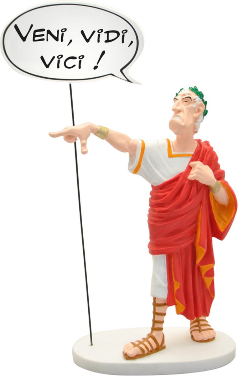 Collectoys Asterix Cesar Kunstharsfiguur Veni Vidi Vici