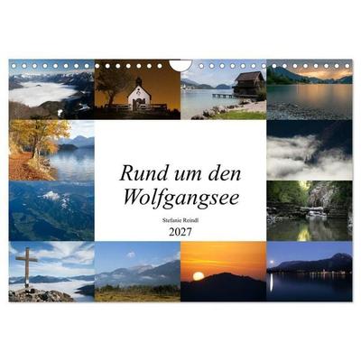Rund um den Wolfgangsee (Wandkalender 2027 DIN A4 quer), CALVENDO Monatskalender