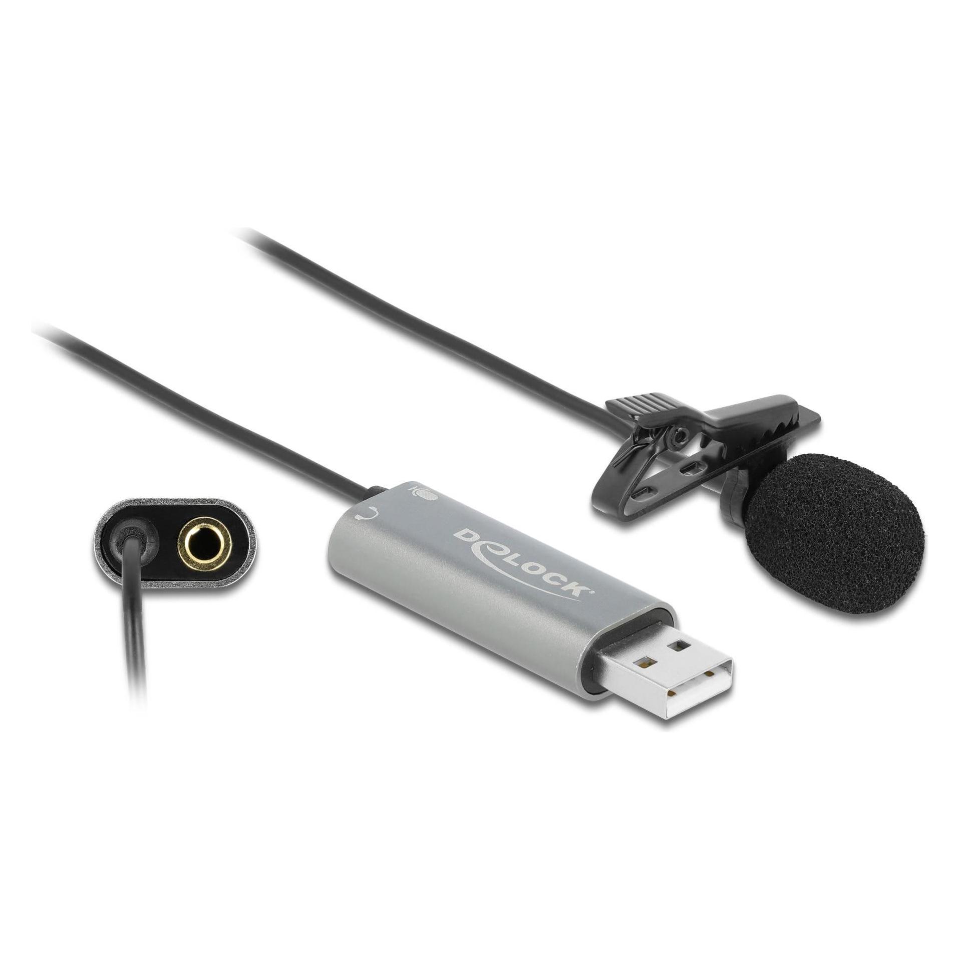 Delock USB Krawatten Mikrofon (66638)