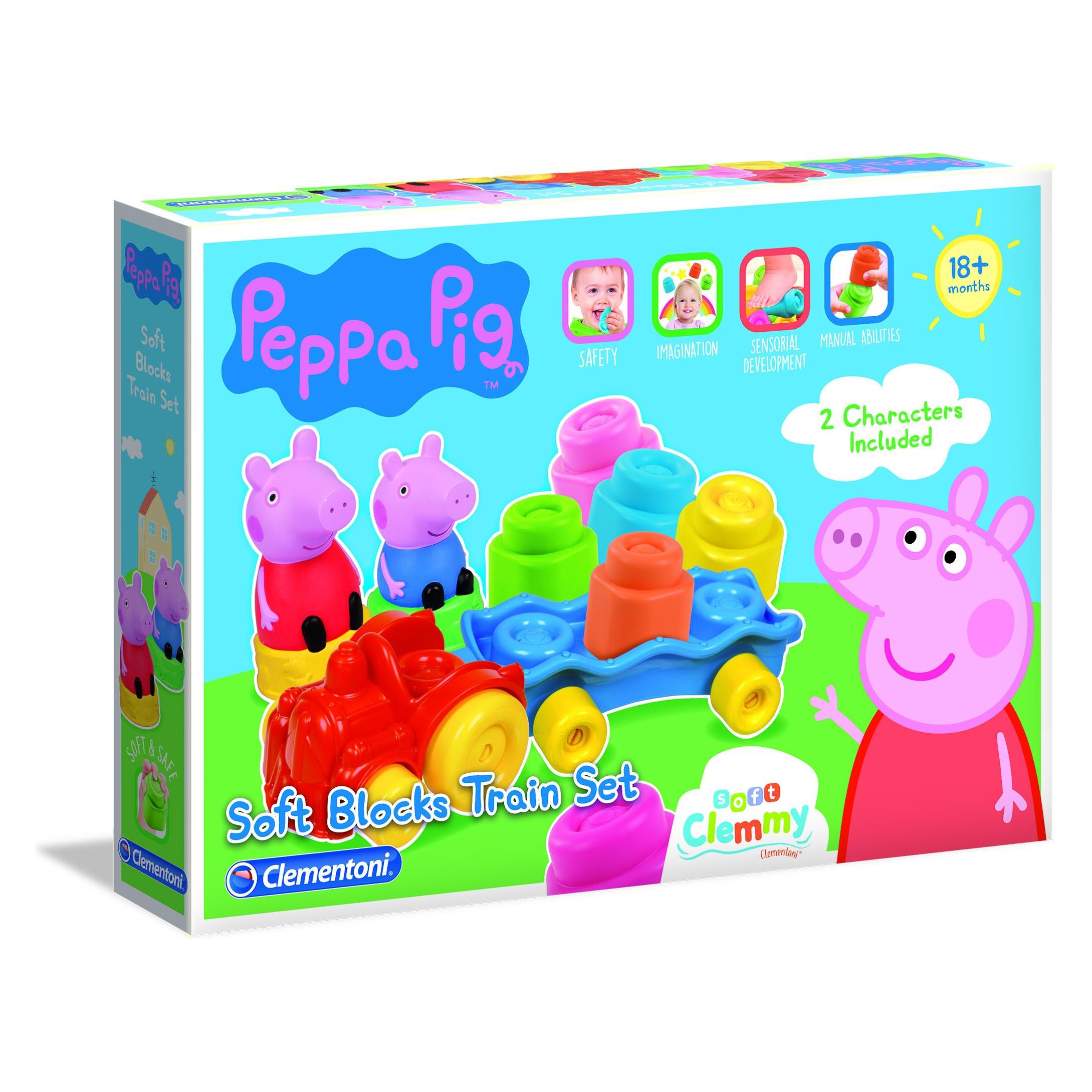 Clementoni Clemmy Peppa Pig Holzscheit-Set (20863)