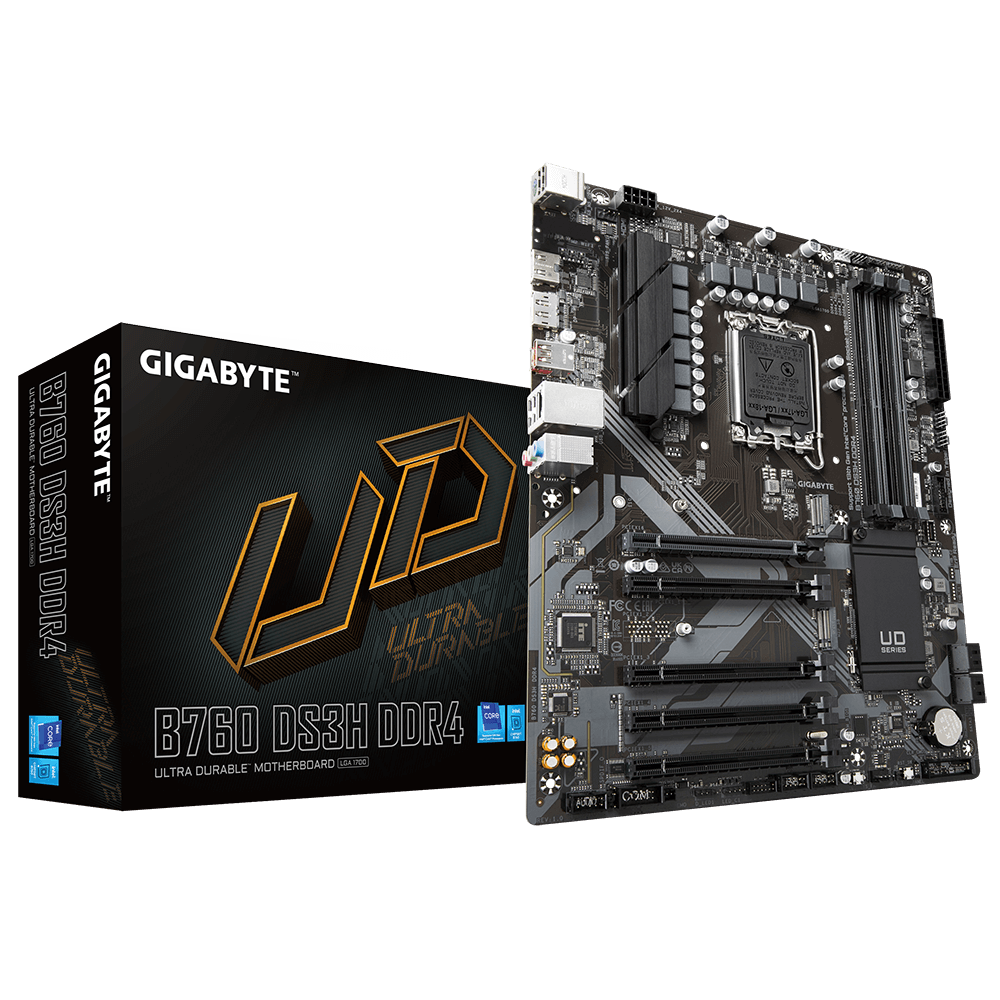 GIGABYTE B760 DS3H DDR4 ATX Mainboard Sockel 1700