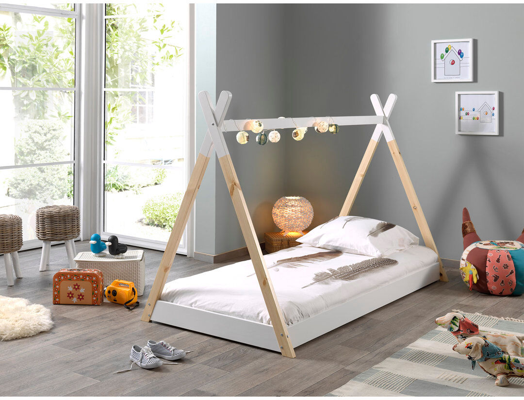 Vipack Sheila Tent Bed White Toddler (70 x 140cm)