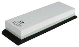 Shun Combination Whetstone with Rubber Base, 3000/6000 Grit - 11 Inches