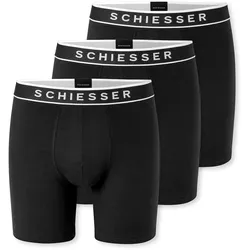Schiesser Herren Langer Boxer 955 Multi 3er Pack