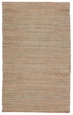 Juniper Home Meridian Natural Chevron Tan/ Blue Area Rug