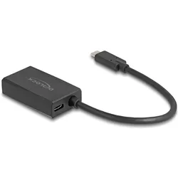 Delock Adapter HDMI Buchse zu USB Type-C Stecker (DP Alt Mod (HDMI), Video Adapter, Schwarz