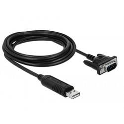 Delock USB 2.0 Adapter [1x USB 2.0 Stecker A - 1x Seriell (9pol.)] 66282 1.8 m