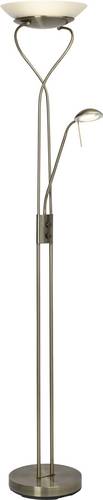Brilliant Ollie LED-Deckenfluter mit Leselampe LED 18W EEK: F (A - G) Messing