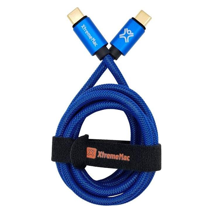 Xlayer Fully Reversible USB-C To Usb- Premium Balistic Cable 1.2m Blue (1.20 m, USB 3.2 Gen 1) (XCL-UCC-23)