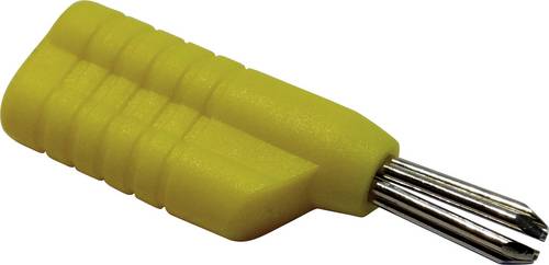 Schnepp N 4041L Büschelstecker Stecker, gerade Stift-Ø: 4mm Gelb