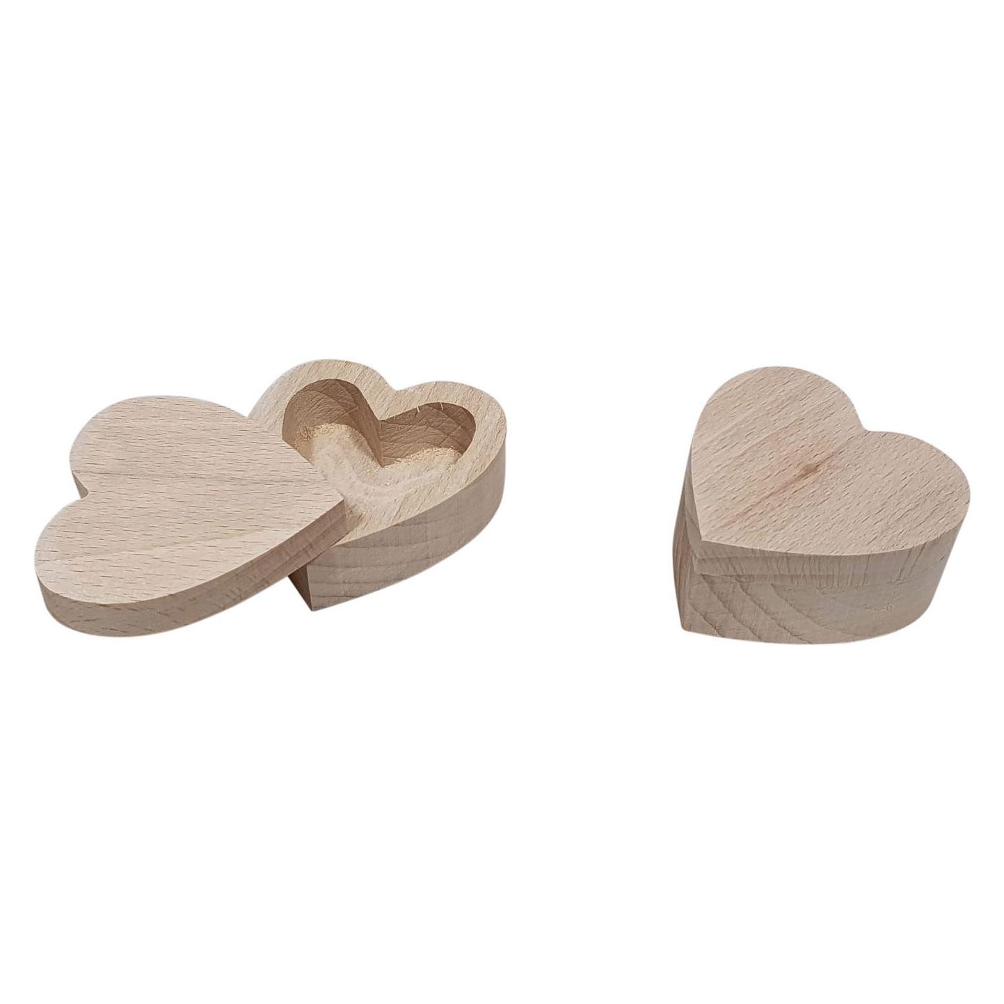 Playwood Schmuckkästchen Herzform Buchenholz (20259181)