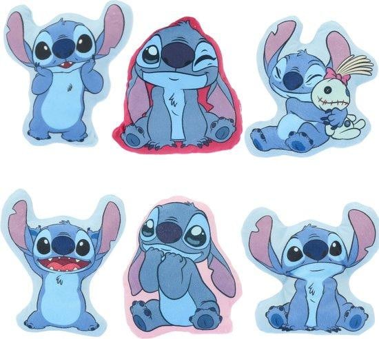 Unyqoos Lilo & Stitch 3D mini-kussens, verschillende designs, 15 cm