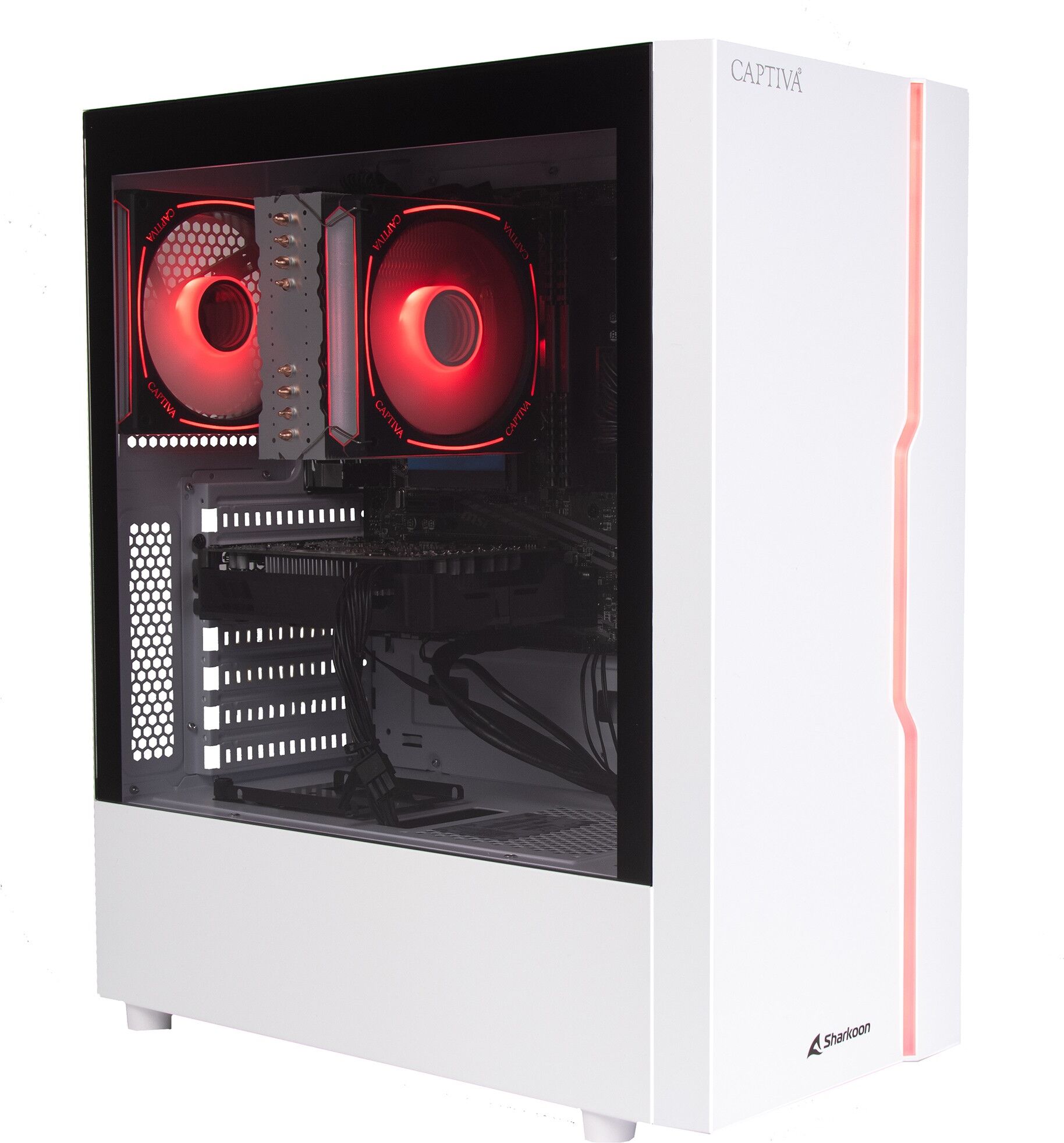 CAPTIVA Gaming-PC "Advanced Gaming R93-315", weiß, ohne Betriebssystem, GeForce RTX™ 5060, 16 GB RAM 1.000 GB SSD, Desktop-PCs, Gaming-PC