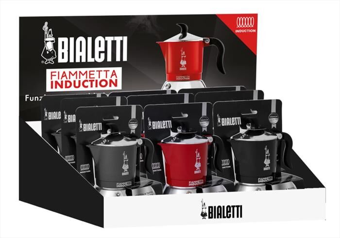 Bialetti Caffettiera Fiammetta Ind. 4tz-rosso