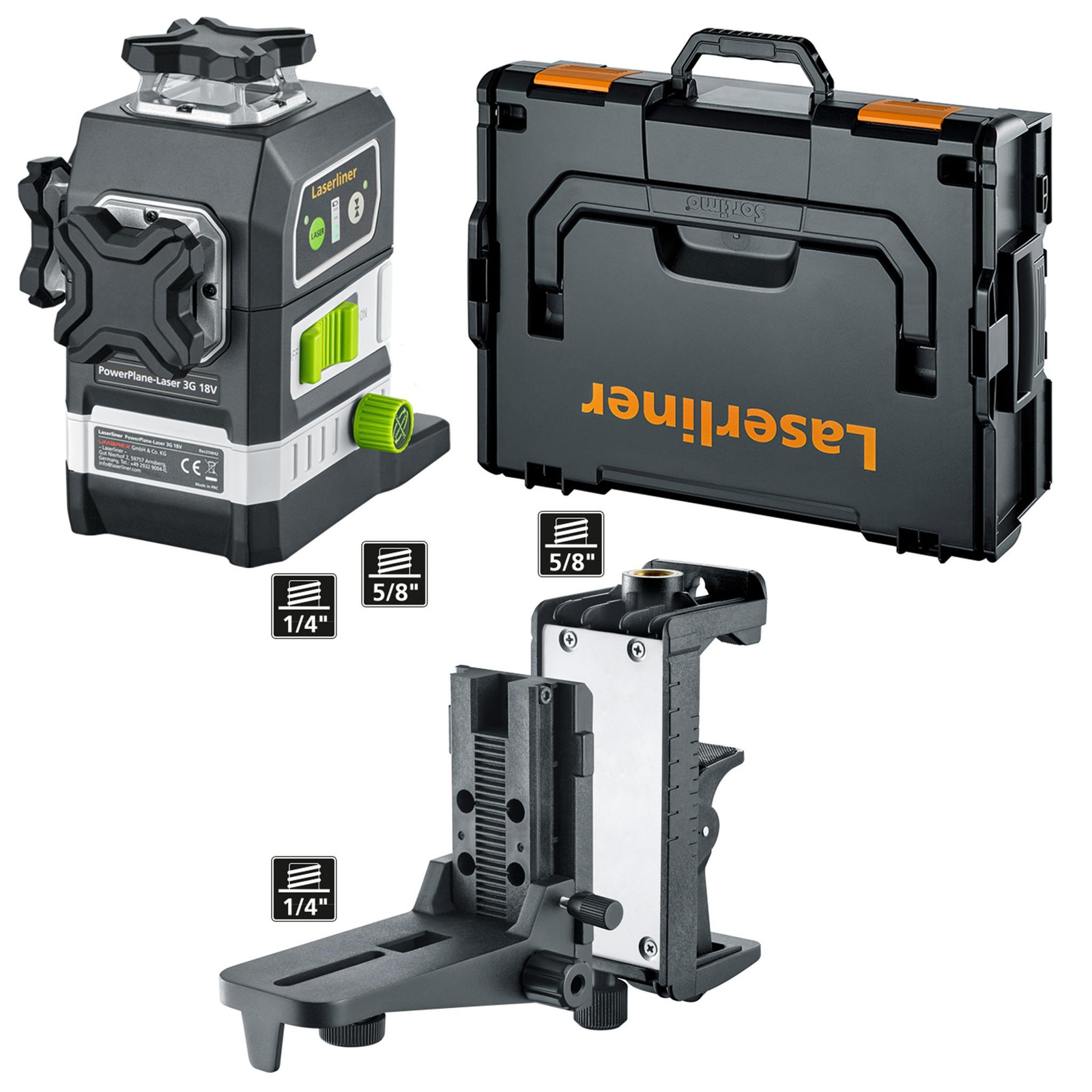 Laserliner 3G Multi-18V PowerPlane Drie dimensionale laser 036.380L
