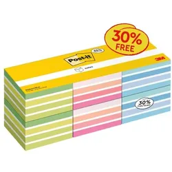 Post-it Notes 6er-Pack Haftnotizwürfel »2028X6« mehrfarbig, 7.6x7.6 cm