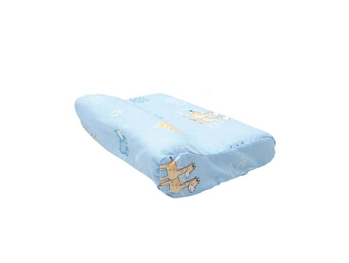 Nackenkissen SISSEL Soft Bambini , blau, B:37cm L:25cm, Baumwolle, Funktionskissen, Nackenkissen