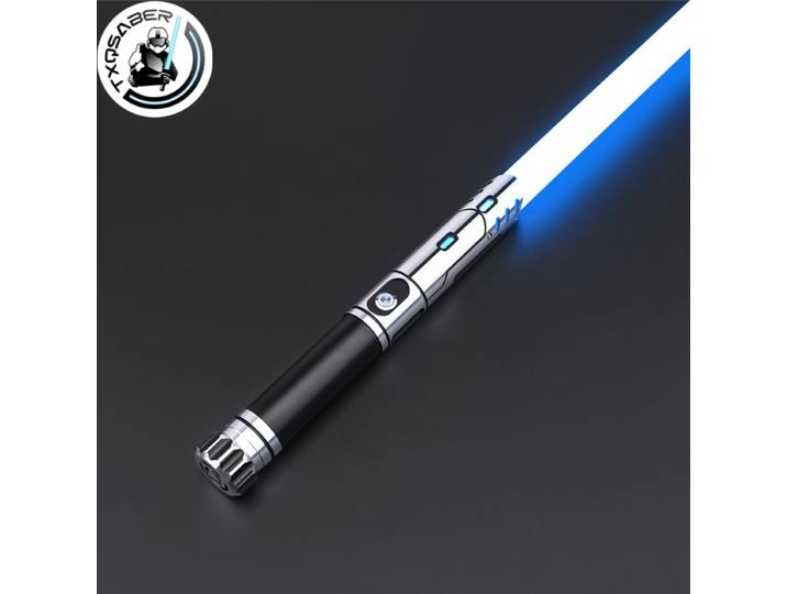 Sabre laser TXQSABER RGB avec poignée en métal, 12 couleurs, Force FX, pour duels intenses, double connexion, jouet de cosplay pour Jedi.
