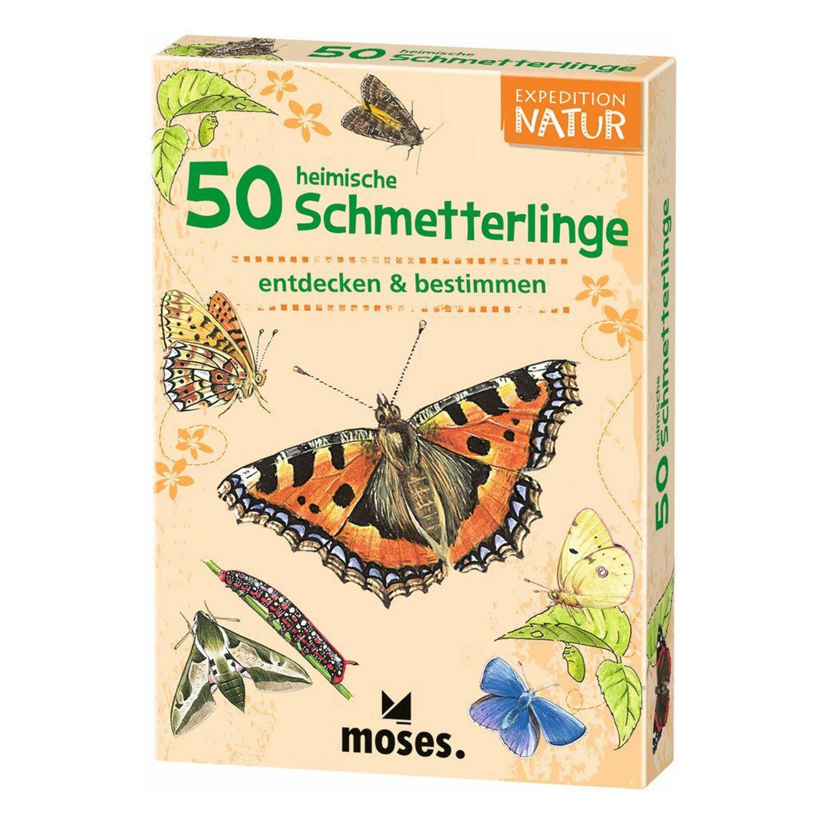 Moses 50 heimische Schmetterlinge (Deutsch, 1 - 20 Spieler) (4033477097224)