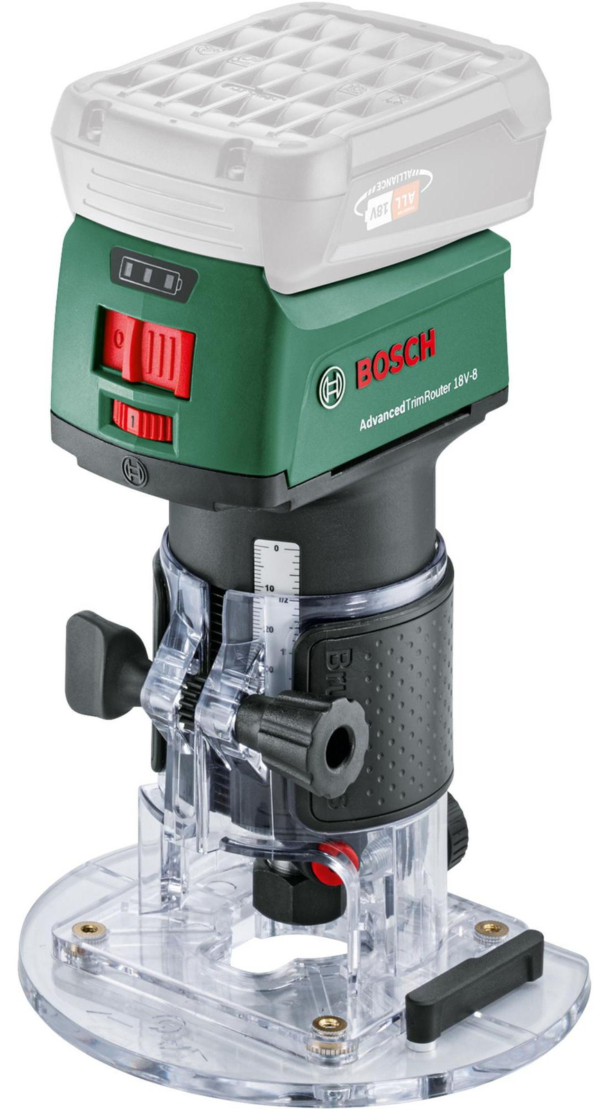 Bosch Home & Garden AdvancedTrimRouter 18V-8 Accukantenfreeset 18,0 V, groen