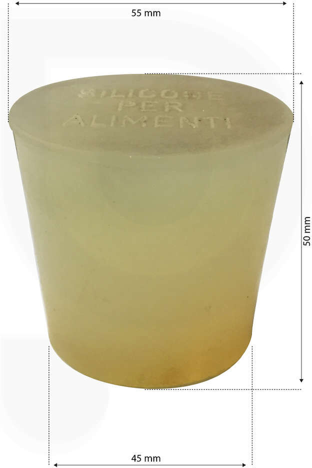 Polsinelli Bouchon d'occasion en silicone pour tonneaux