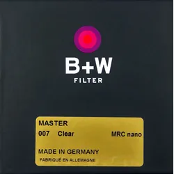 B+W Clear Filter (007) MRC Nano Master 67mm