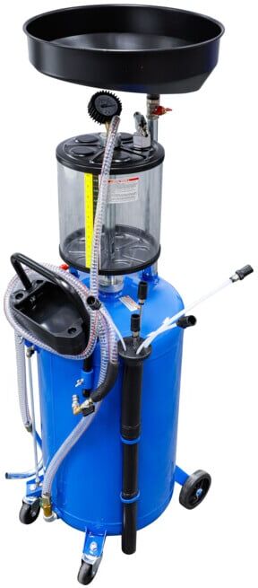 Vidangeur pneumatique d’huile avec récupérateur d’huile usée BGS 80 l ; BGS technic (7003)