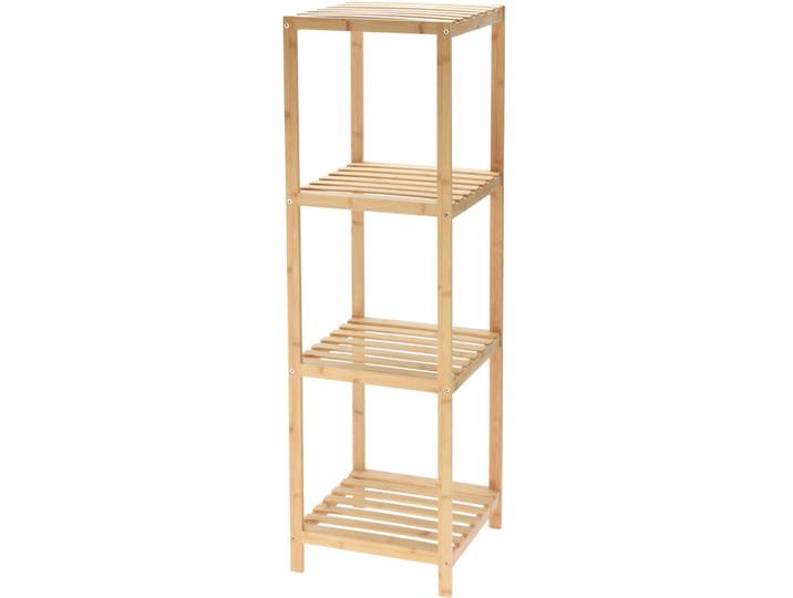 Home Styling Collection Bambusregal 33/34/110 cm, Braun, Naturmaterialen, 34x110x33 cm, Badezimmer, Badezimmerregale, Badregale