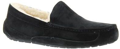 UGG Ascot - Mens 8 Black Slipper E3